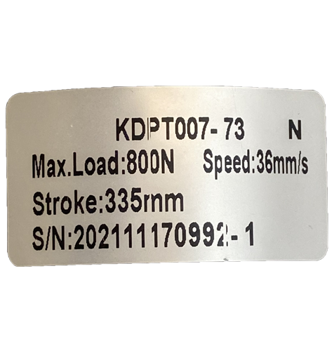 label-for-kaidi-motor-kdpt007-73