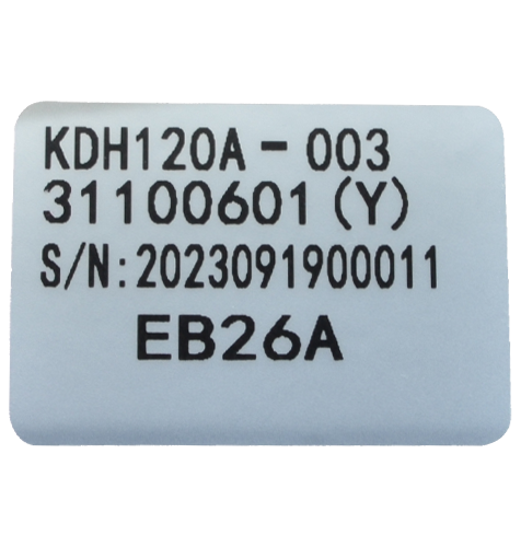 Kaidi KDH120A-003 Electric Recliner Switch Label