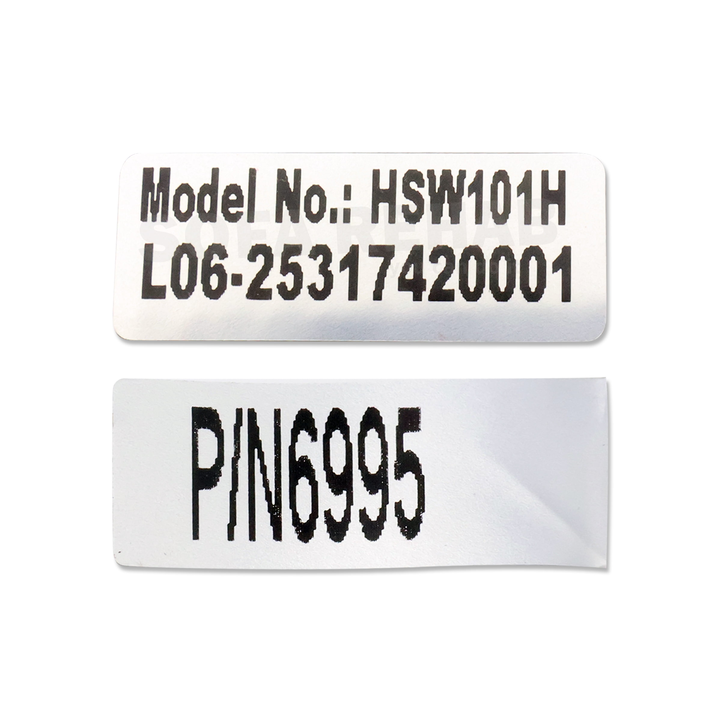 pride-remote-HSW101H-model-label-stickers-PN6995-3544-cable-tag pride-remote-HSW101H-model-label-stickers-PN6995-3544-cable-tag