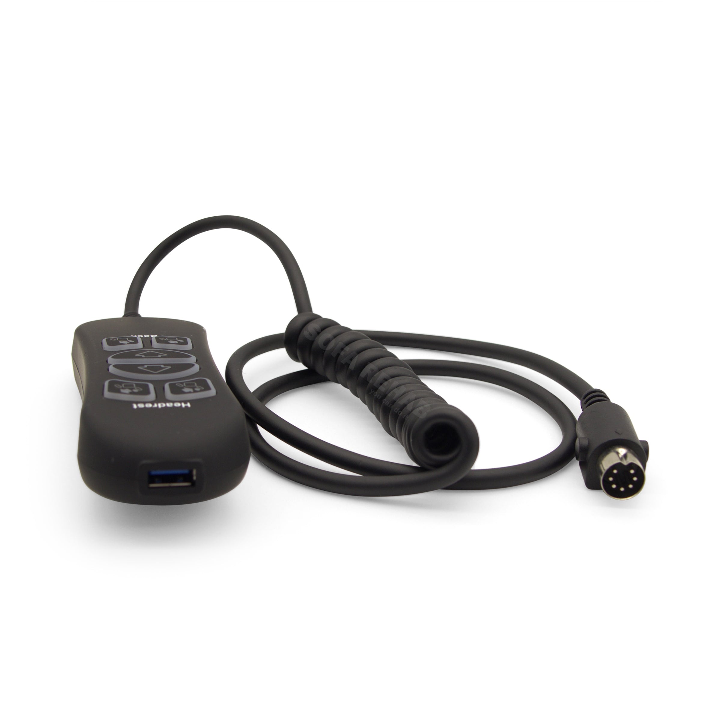 HHC-HSW306-6-button-recliner-handset-angle-view-usb-port HHC-HSW306-6-button-recliner-handset-angle-view-usb-port