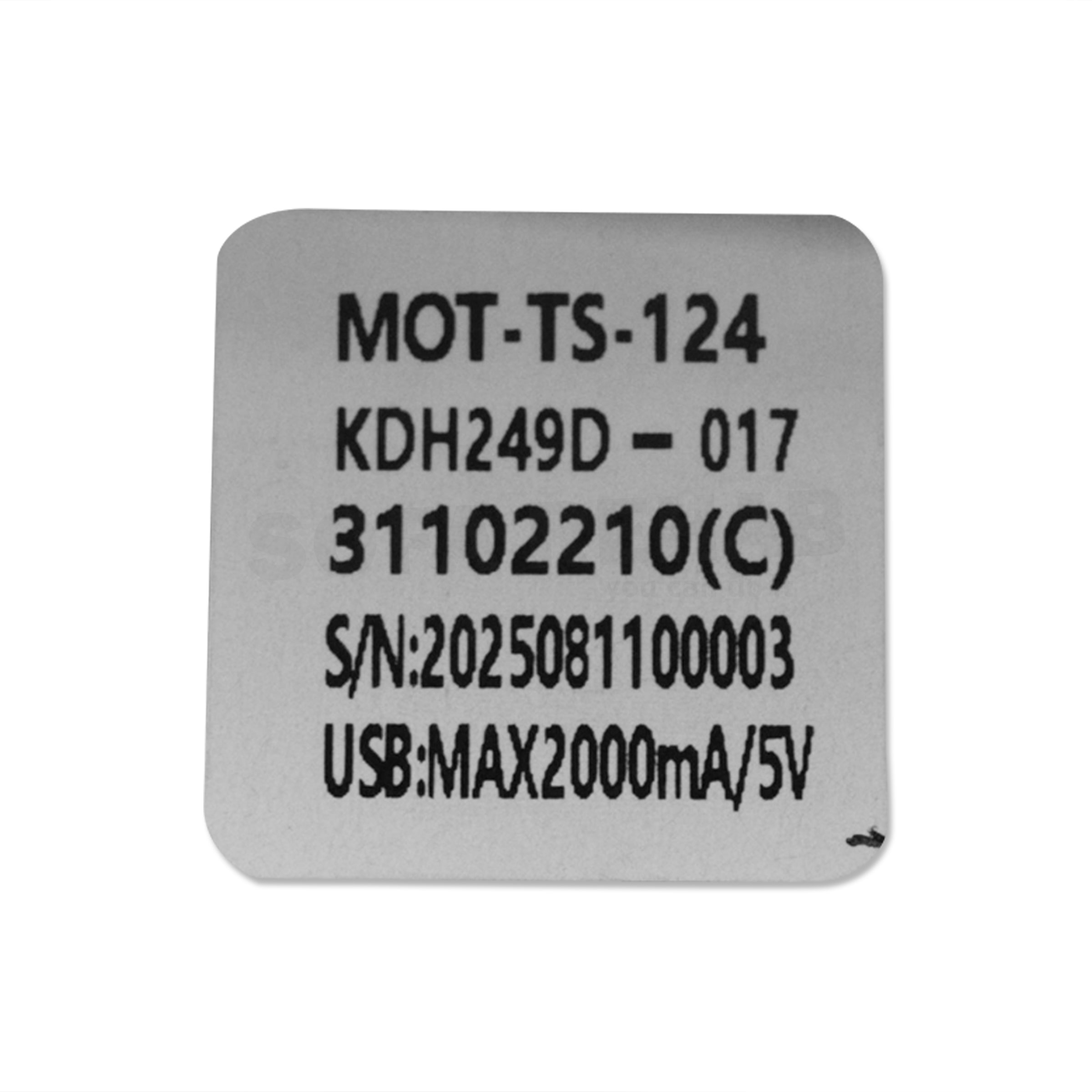 Kaidi-KDH249D-017-31102210C-USB-MAX2000mA-5V-rating Kaidi-KDH249D-017-31102210C-USB-MAX2000mA-5V-rating