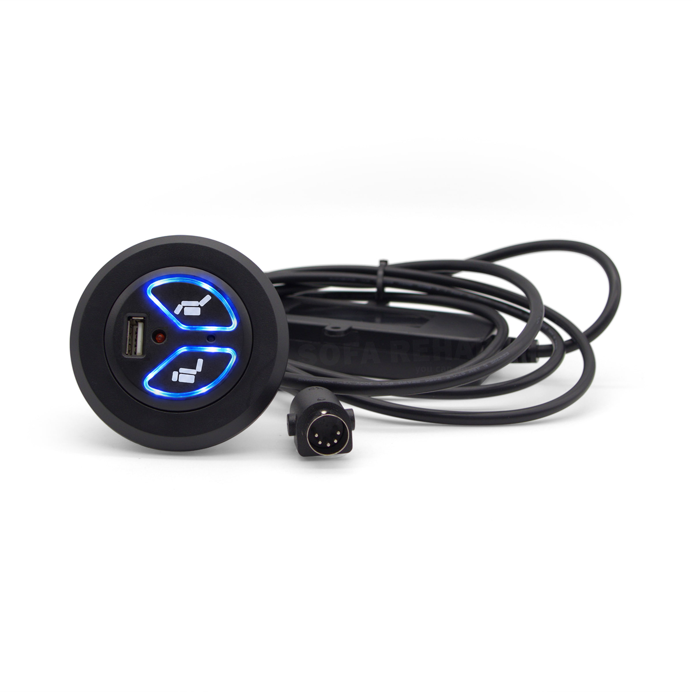 kaidi-KDH084-310-2-button-power-recliner-switch-blue-led-front-view-with-cable kaidi-KDH084-310-2-button-power-recliner-switch-blue-led-front-view-with-cable