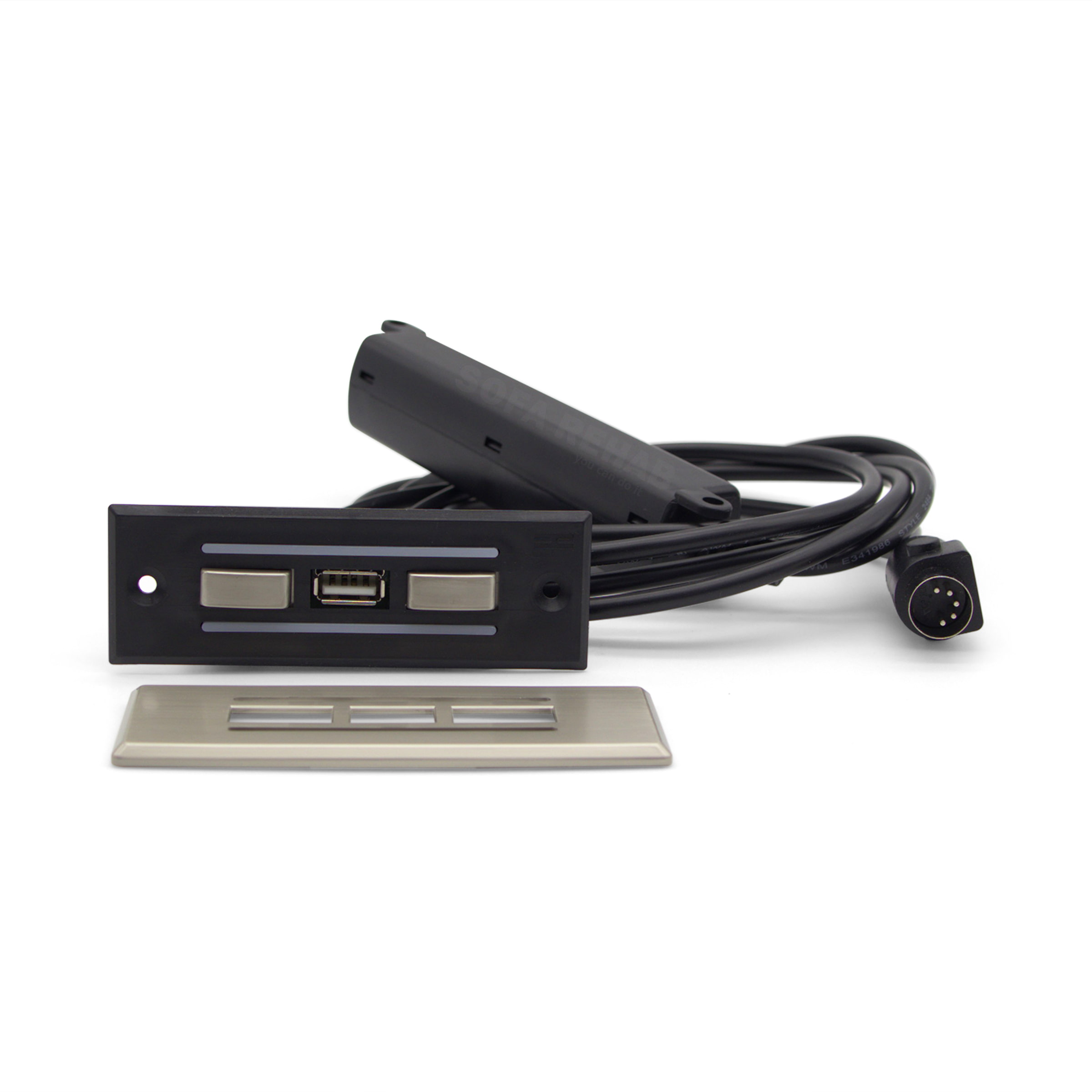 kaidi-KDH134D-001-2-button-recliner-switch-front-view-with-usb-port kaidi-KDH134D-001-2-button-recliner-switch-front-view-with-usb-port