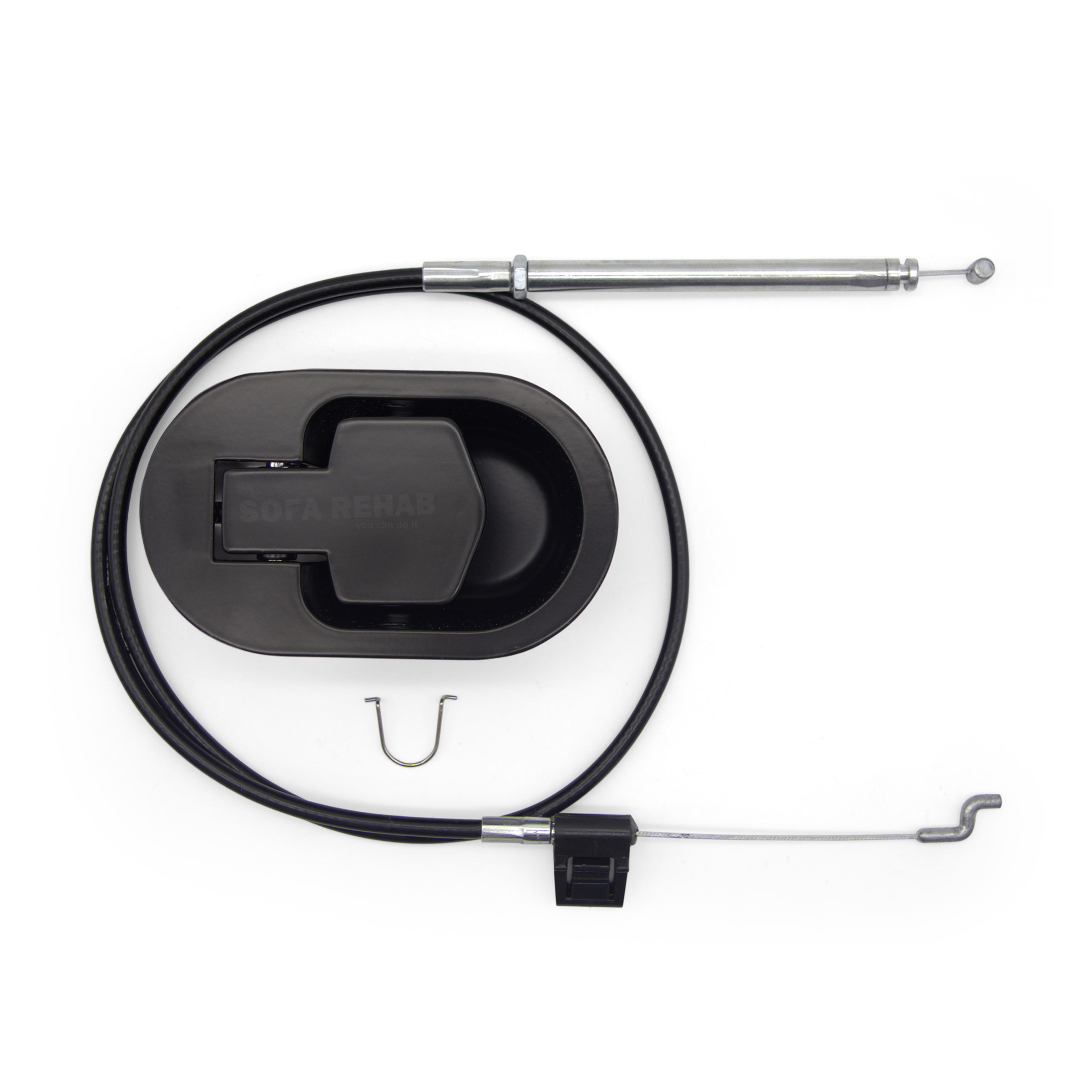 adjustable-recliner-release-cable-oval-metal-handle-full-set adjustable-recliner-release-cable-oval-metal-handle-full-set