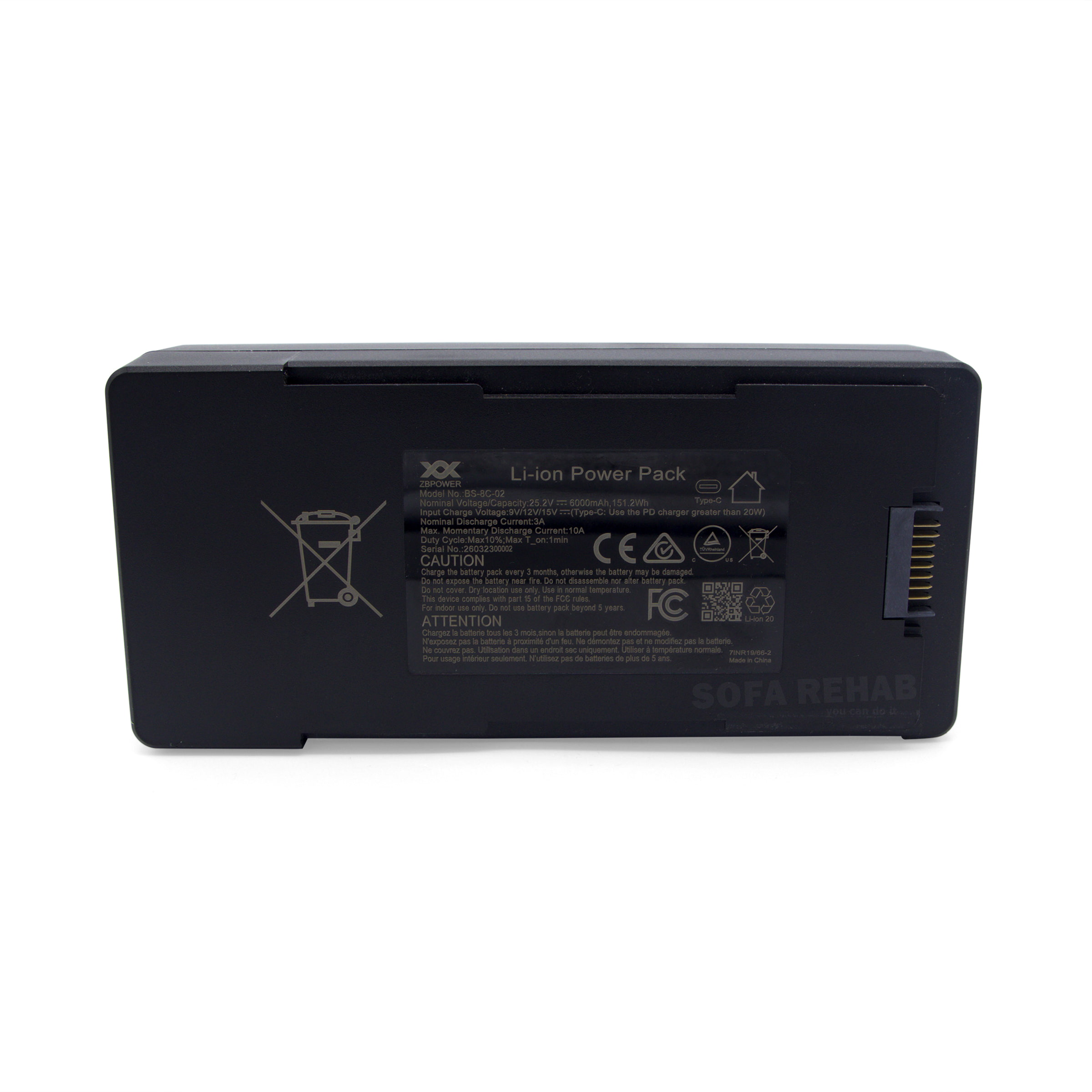 ZB-Power-BS-8C-02-6000mAh-151-2Wh-lithium-ion-recliner-battery-full-rear-view-label ZB-Power-BS-8C-02-6000mAh-151-2Wh-lithium-ion-recliner-battery-full-rear-view-label